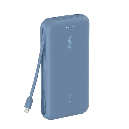 PowerBank Belkin BoostCharge 10K 20W With Integrated Cable Blue