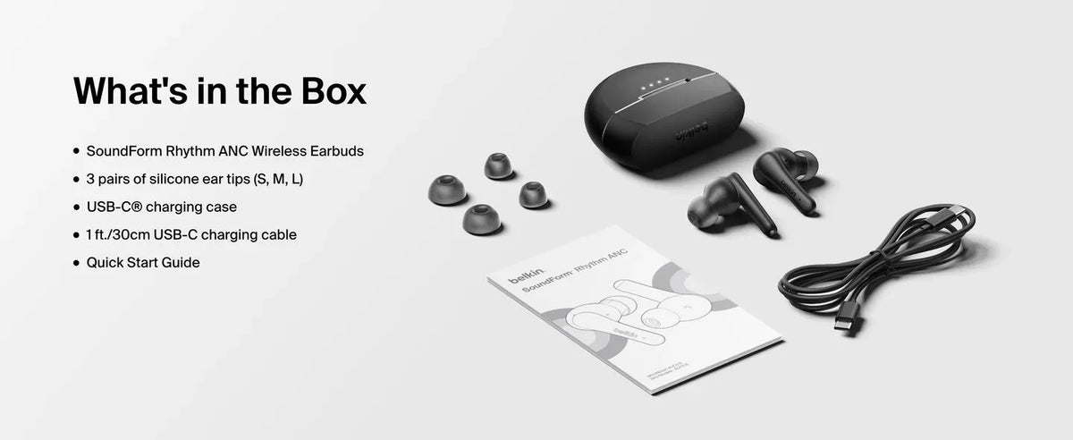 Belkin SoundForm Rhythm ANC True Wireless Earbuds