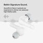 Headphone Earbuds Belkin AUC012btWH White