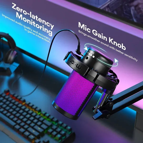 THE MAONO DGM20S IS A USB CONDENSER
