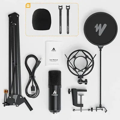 THE MAONO A04 CONDENSER MICROPHONE