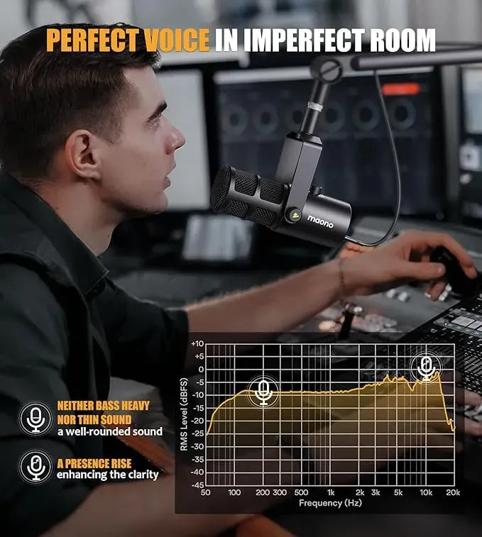 PD400X IS A MULTI FUNCTIONAL XLR USB DUALIMODE DYNAMIC