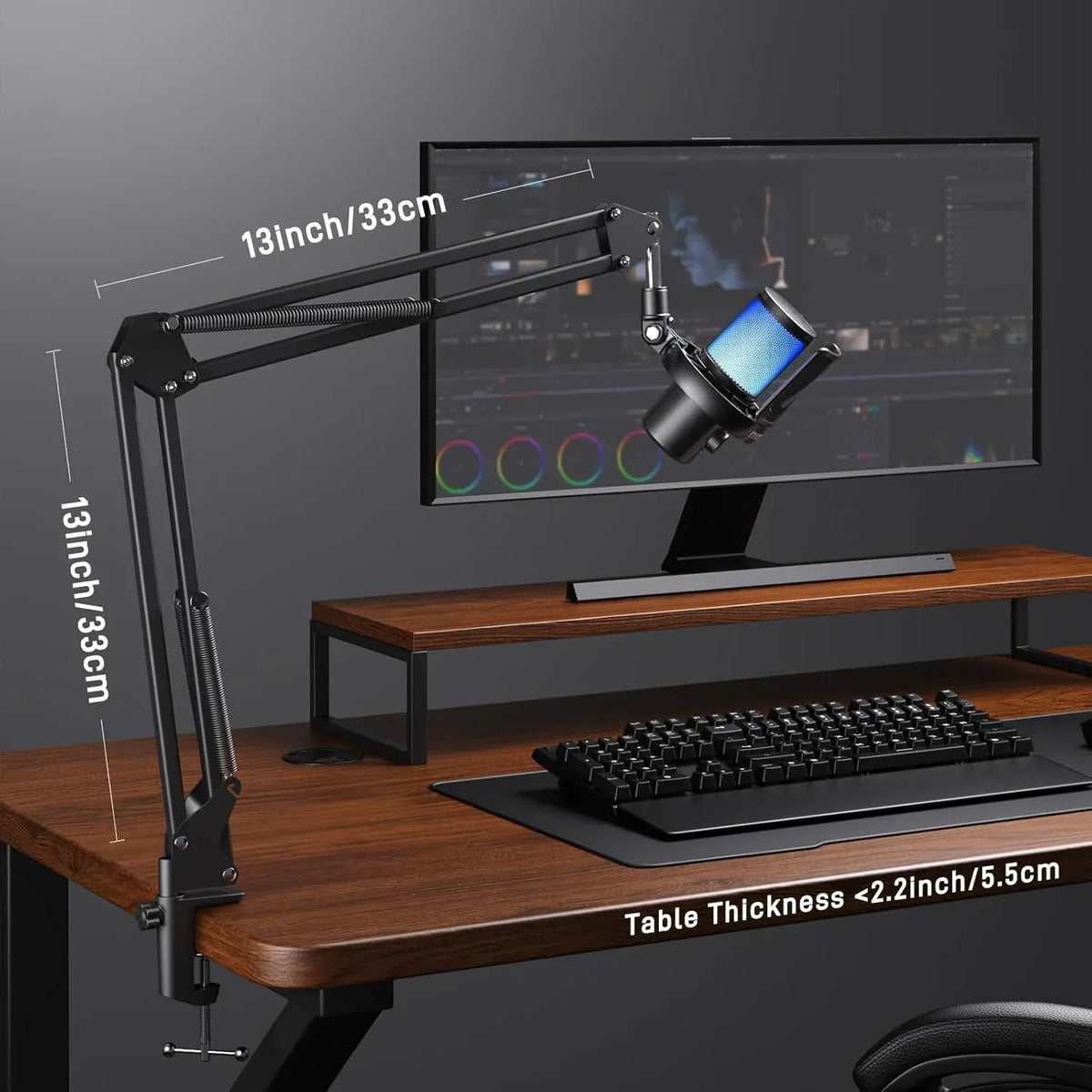 MAONO BA20 MAONO BOOM ARM MICROPHONE