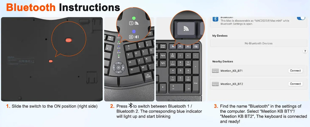 Meetion Director WE2  Wireless And Bluetooth Combo